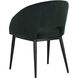 Thatcher Black / Deep Green Sky Dining Armchair
